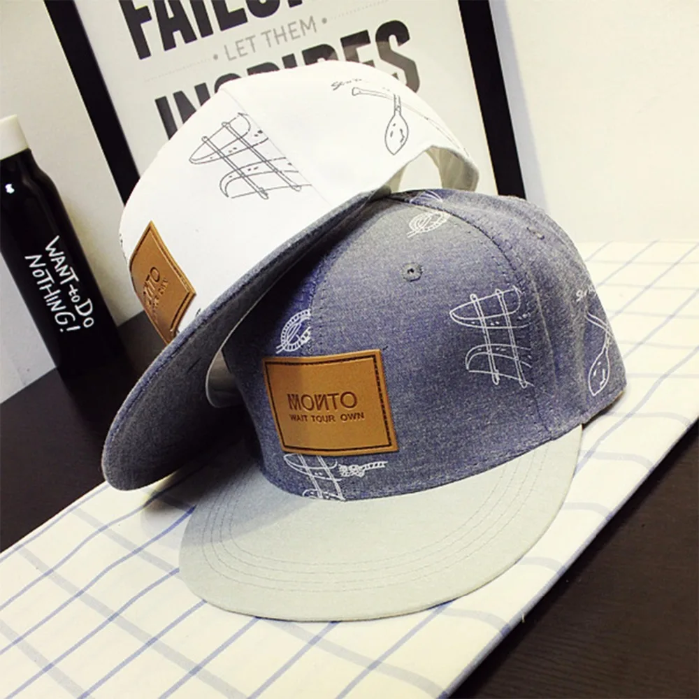 Hats/Caps 2019 Flat PU Baseball Cap Men Women Print Adjustable Trucker Dad Hat Cotton Hip Hop Sunscreen Hip Hop Snapback Caps
Hats/Caps 2019 Flat PU Baseball Cap Men Women Print Adjustable Trucker Dad Hat Cotton Hip Hop Sunscreen Hip Hop Snapback Caps