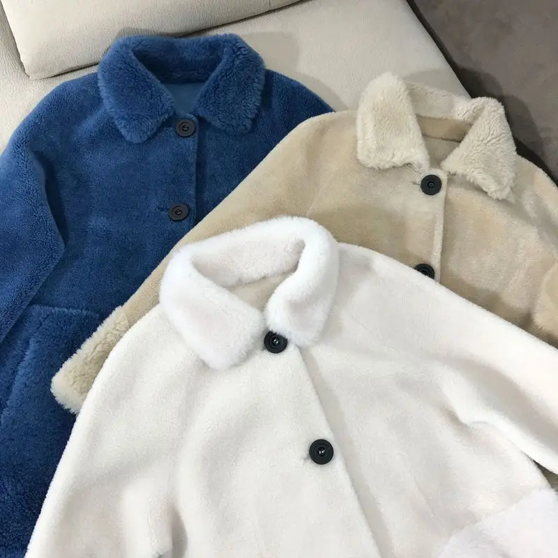 2019 Winter Real Fur Coat Women 100% Wool Jacket Long Sheep Shearing Fur Coats and Jackets Women korean clothes WT19071710 J2833
2019 Winter Real Fur Coat Women 100% Wool Jacket Long Sheep Shearing Fur Coats and Jackets Women korean clothes WT19071710 J2833