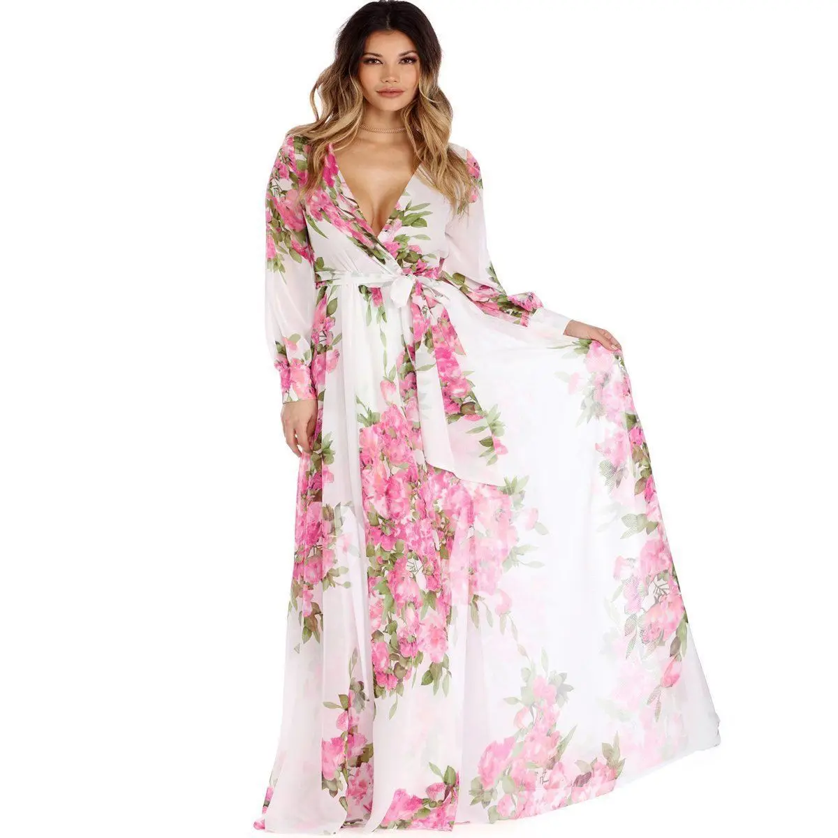 MeiHuiDa 2018 New Style Fashion Women Bohemian Floral Print Beach Dress Lady Party Long Sleeve Long Short Sleeve Dress
MeiHuiDa 2018 New Style Fashion Women Bohemian Floral Print Beach Dress Lady Party Long Sleeve Long Short Sleeve Dress