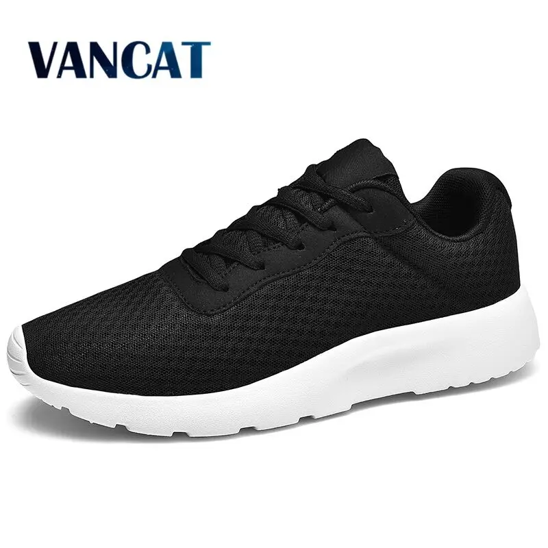 Vancat/2019 г. Новая мужская повседневная обувь легкая на шнуровке удобные дышащие