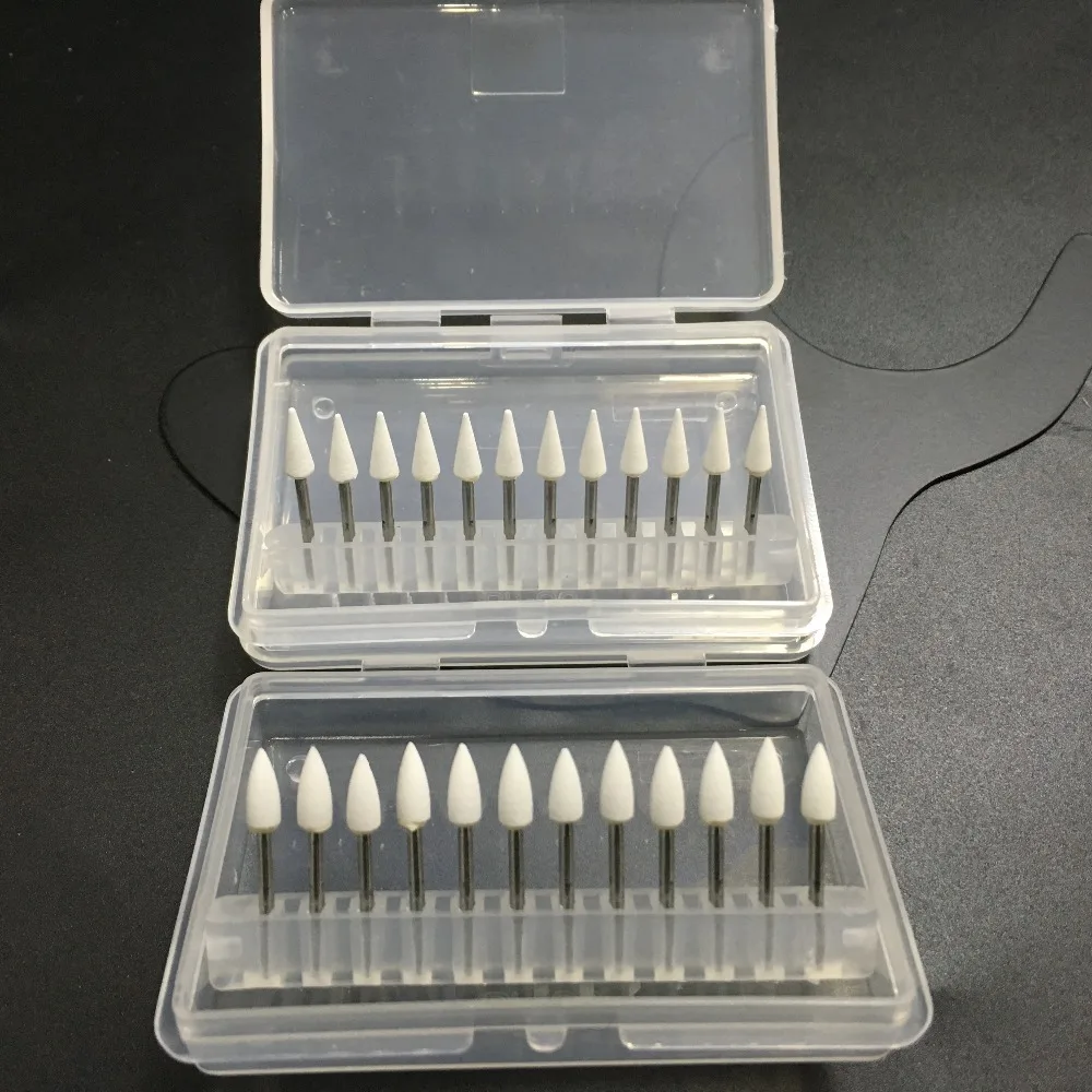 12Pcs/Pack Dental Polishing Stone Porcelain Resin Handpiece Polishing Burs FG Cone Flame White Stone Tools Teeth Whitening
12Pcs/Pack Dental Polishing Stone Porcelain Resin Handpiece Polishing Burs FG Cone Flame White Stone Tools Teeth Whitening