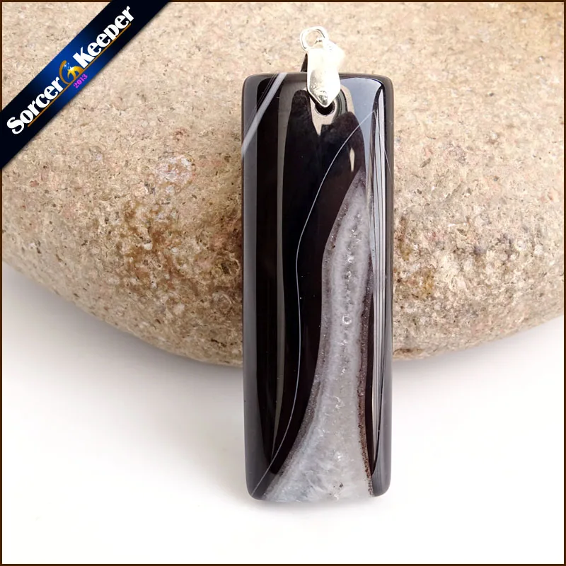 Fashion Women Man Necklace Pendant Natural Black Botswana Agates Stone Pendants Slide Healing Crystals for Jewelry Making WS073
Fashion Women Man Necklace Pendant Natural Black Botswana Agates Stone Pendants Slide Healing Crystals for Jewelry Making WS073