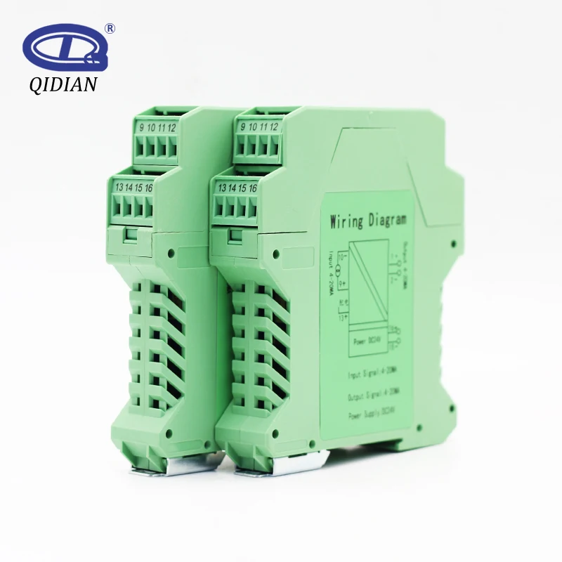 QIDIAN GLG Series DC Signal Isolator 4-20mA Distribution One Input Two Output Module 0-10V 0-5V Current Voltage Transducer
QIDIAN GLG Series DC Signal Isolator 4-20mA Distribution One Input Two Output Module 0-10V 0-5V Current Voltage Transducer