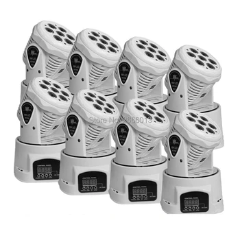 8pcs White LED 7x12W Mini Moving Head Light ,DMX Effect Stage Lighting ,Disco DJ Party NightClub Bar KTV LED Moving Wash Lights
8pcs White LED 7x12W Mini Moving Head Light ,DMX Effect Stage Lighting ,Disco DJ Party NightClub Bar KTV LED Moving Wash Lights