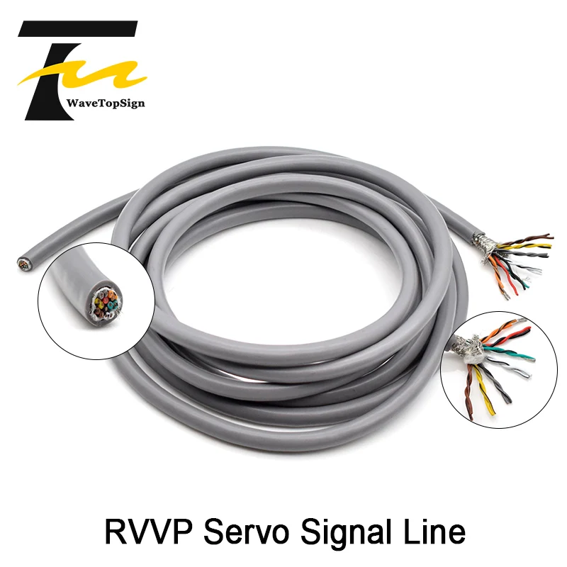 WaveTopSign Special Soft 0.2 Level RVVP Shielding Encoder Line Servo Signal Line Wear-Resisting Folding 4 5 6 8 14 2 3 Cores
WaveTopSign Special Soft 0.2 Level RVVP Shielding Encoder Line Servo Signal Line Wear-Resisting Folding 4 5 6 8 14 2 3 Cores