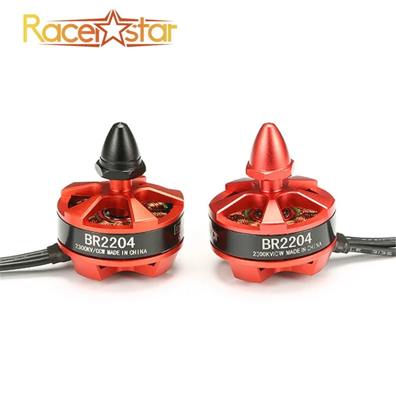 Горячая Распродажа Racerstar Racing Edition 2204 BR2204 2300KV 2-3S бесщеточный двигатель CW/CCW для QAV250