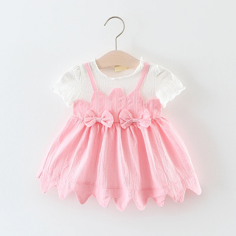 ZSXPMORE Children Dress Summer Girls Baby Bow Dress Cotton Kids Clothes Cute Short Sleeve Princess Dress
ZSXPMORE Children Dress Summer Girls Baby Bow Dress Cotton Kids Clothes Cute Short Sleeve Princess Dress
