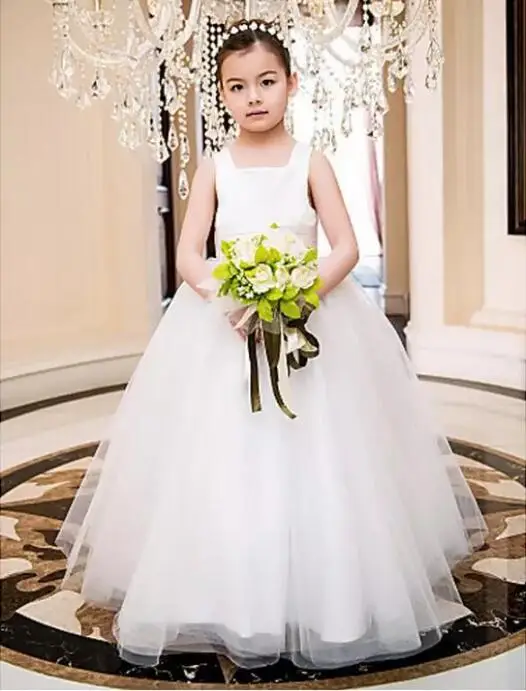 Cheap Tulle Flower Girl Dress For Special Occasion Zipper Back Square Neck Holy First Communion Gowns For Princess New Arrivals
Cheap Tulle Flower Girl Dress For Special Occasion Zipper Back Square Neck Holy First Communion Gowns For Princess New Arrivals