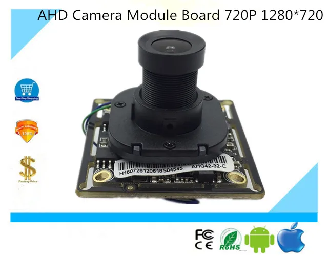 AHD Camera Module Board 720P 1280*720 1/4 Inch M12 Lens IRC Focused NightVision CCTV Security
AHD Camera Module Board 720P 1280*720 1/4 Inch M12 Lens IRC Focused NightVision CCTV Security