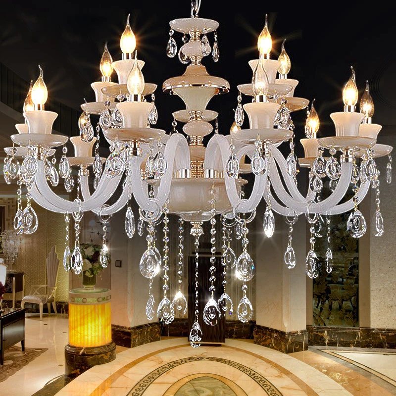 Continental imitation crystal chandelier modern living room chandelier European zinc alloy bedroom chandelier
Continental imitation crystal chandelier modern living room chandelier European zinc alloy bedroom chandelier