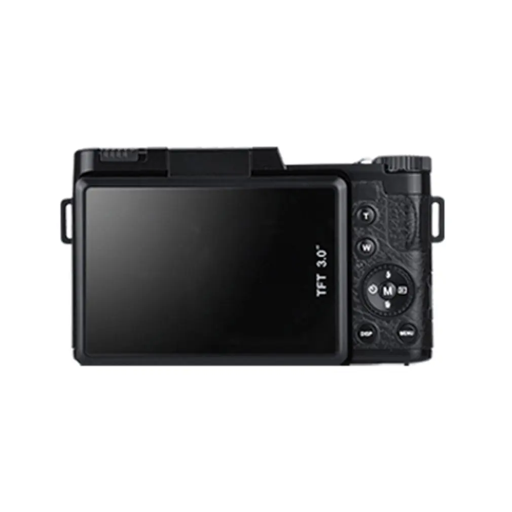 Professional 3.0 Inch LCD Display 1080P Video Digital Camera 4X Zoom 24MP Rotary Screen Selfie Digital Camera Black
Professional 3.0 Inch LCD Display 1080P Video Digital Camera 4X Zoom 24MP Rotary Screen Selfie Digital Camera Black
