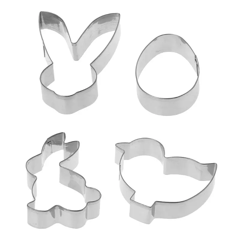 2019 New 4pcs/set Easter Rabbit Bunny Egg Cookie Cutter Mold Baking Fondant Pastry Biscuit Mould DIY Crafts
2019 New 4pcs/set Easter Rabbit Bunny Egg Cookie Cutter Mold Baking Fondant Pastry Biscuit Mould DIY Crafts