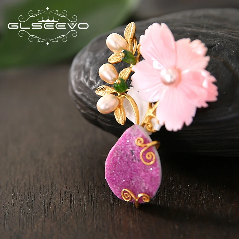 XlentAg Natural Stone Fresh Water Pearl Brooch Pin For Women Mother Of Pearl Flower Brooches Dual Use Luxury Fine Jewelry GO0216
XlentAg Natural Stone Fresh Water Pearl Brooch Pin For Women Mother Of Pearl Flower Brooches Dual Use Luxury Fine Jewelry GO0216