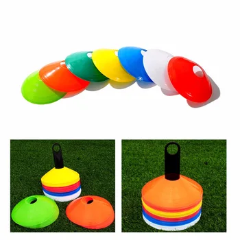 New 10pcs/lot 19cm Cones Marker Discs Soccer Football Training Sports Entertainment Accessories
New 10pcs/lot 19cm Cones Marker Discs Soccer Football Training Sports Entertainment Accessories