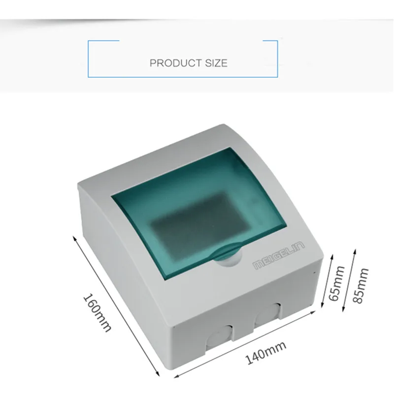 3 - 6 Ways Home Plastic Junction Box Indor Wall Distribution Box for Circuit Breaker
3 - 6 Ways Home Plastic Junction Box Indor Wall Distribution Box for Circuit Breaker