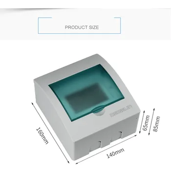 3 - 6 Ways Home Plastic Junction Box Indor Wall Distribution Box for Circuit Breaker
3 - 6 Ways Home Plastic Junction Box Indor Wall Distribution Box for Circuit Breaker