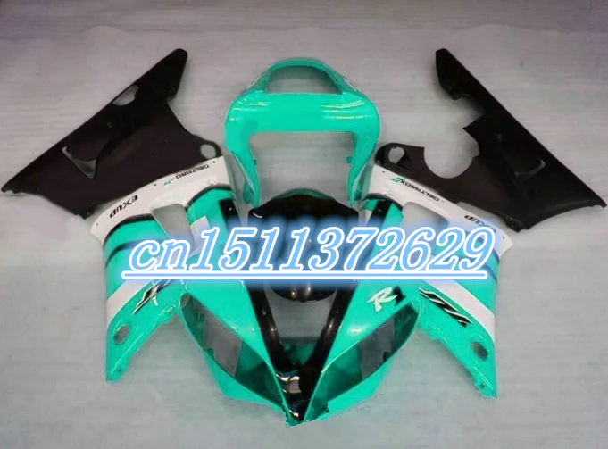 Bo Fairing Kit for YZF R1 00-01 YZF-R1 2000-2001 YZF1000 1000 YZFR1 00 01 2000 2001 black green white | Автомобили и мотоциклы