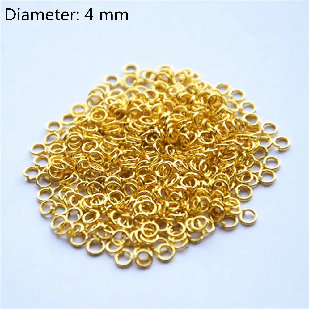 4MM 500PCS Opening Jump Rings Beading Handemade Jewelry Making 18KG Yellow Gold Filled Components Gold Jump Rings
4MM 500PCS Opening Jump Rings Beading Handemade Jewelry Making 18KG Yellow Gold Filled Components Gold Jump Rings