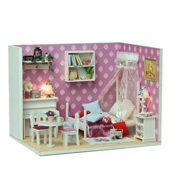 Handmade Miniature Dollhouse with Music DIY Cabin Model Toy with LED and Dust Cover Room Model for Kid's Birthday Gift DIY Gift
Handmade Miniature Dollhouse with Music DIY Cabin Model Toy with LED and Dust Cover Room Model for Kid's Birthday Gift DIY Gift