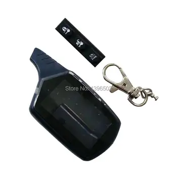 10 PCS/lot B9 Case Keychain Body Cover for Russian Version 2 way LCD Remote Control Key Fob Chain Twage Starline B9 B6 A91 A61