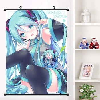 Anime VOCALOID Hatsune Miku Cosplay Wall Scroll Mural Poster Wall Hanging Poster Home Decor Art Collection 
Anime VOCALOID Hatsune Miku Cosplay Wall Scroll Mural Poster Wall Hanging Poster Home Decor Art Collection