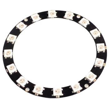BIFI-16 Bits 16 X WS2812 5050 RGB LED Ring Lamp Light with Integrated Drivers
BIFI-16 Bits 16 X WS2812 5050 RGB LED Ring Lamp Light with Integrated Drivers