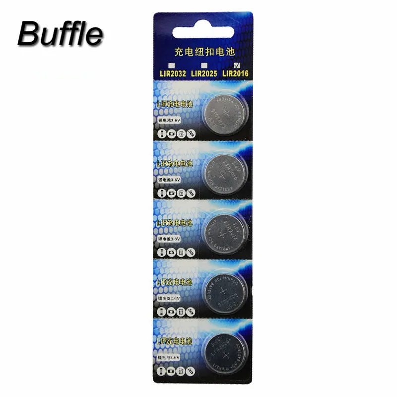 5pcs/pack LIR2016 3.6V 15mAh Rechargeable Li-ion Lithium Button Cell Batteries Replace CR2016 Primary Battery
5pcs/pack LIR2016 3.6V 15mAh Rechargeable Li-ion Lithium Button Cell Batteries Replace CR2016 Primary Battery