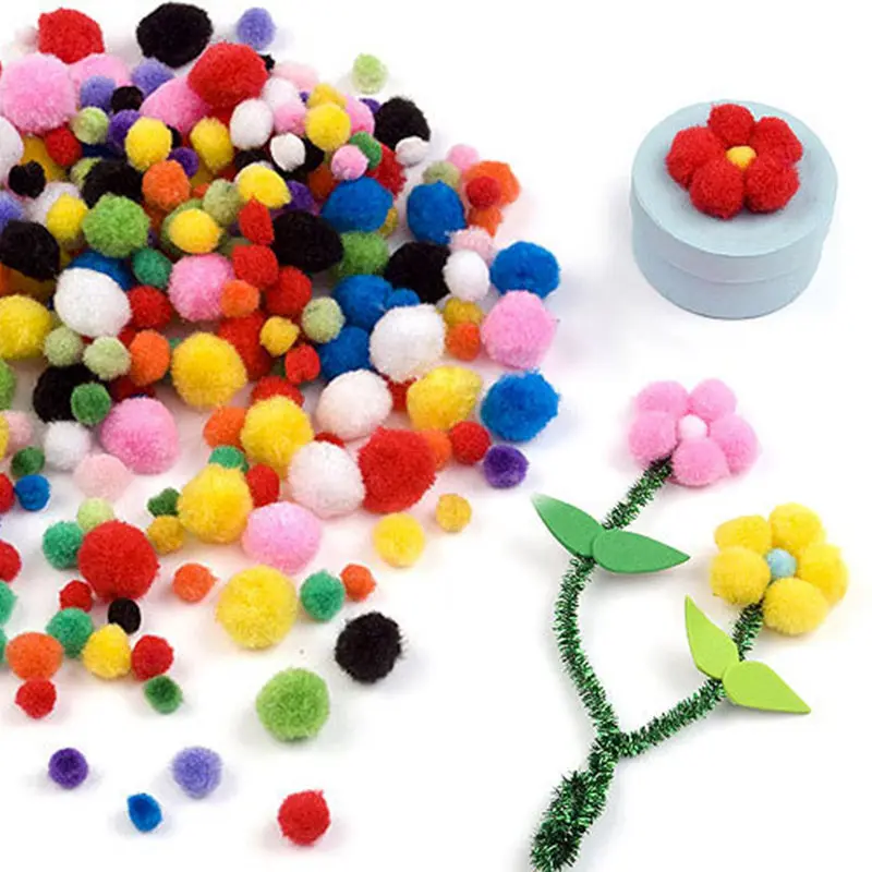 100PC/Bag Colour Pompon Balls Wedding Party DIY Decorative Supplies Children's Manual Educational Toys Pompones Sewing Craft
100PC/Bag Colour Pompon Balls Wedding Party DIY Decorative Supplies Children's Manual Educational Toys Pompones Sewing Craft