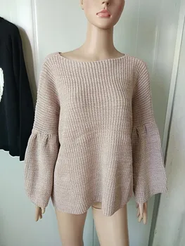 Autumn Winter Flare Sleeve O-neck Lady Female Tops Women Sweater Pullovers New Fashion knitted jumpers Sweter Mujer WS9057V
Autumn Winter Flare Sleeve O-neck Lady Female Tops Women Sweater Pullovers New Fashion knitted jumpers Sweter Mujer WS9057V