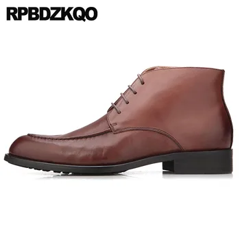 business chunky mens pointed toe dress boots fall full grain leather wedding formal booties designer brown short shoes lace up
business chunky mens pointed toe dress boots fall full grain leather wedding formal booties designer brown short shoes lace up