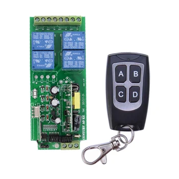 315/433MHZ AC 85V~250V 110V RF 4 CH Wide Voltage Waterproof Remote & Receiverrf transmitter and receiver
315/433MHZ AC 85V~250V 110V RF 4 CH Wide Voltage Waterproof Remote & Receiverrf transmitter and receiver