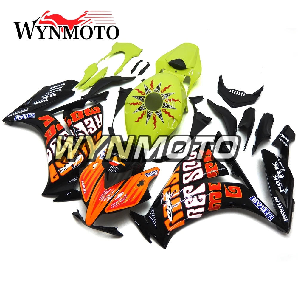 Full ABS Plastics Injection For Honda CBR1000RR 2008-2011 08 09 10 Bodywork ABS Fairings Green Orange Black Body Kit Body Frames
Full ABS Plastics Injection For Honda CBR1000RR 2008-2011 08 09 10 Bodywork ABS Fairings Green Orange Black Body Kit Body Frames