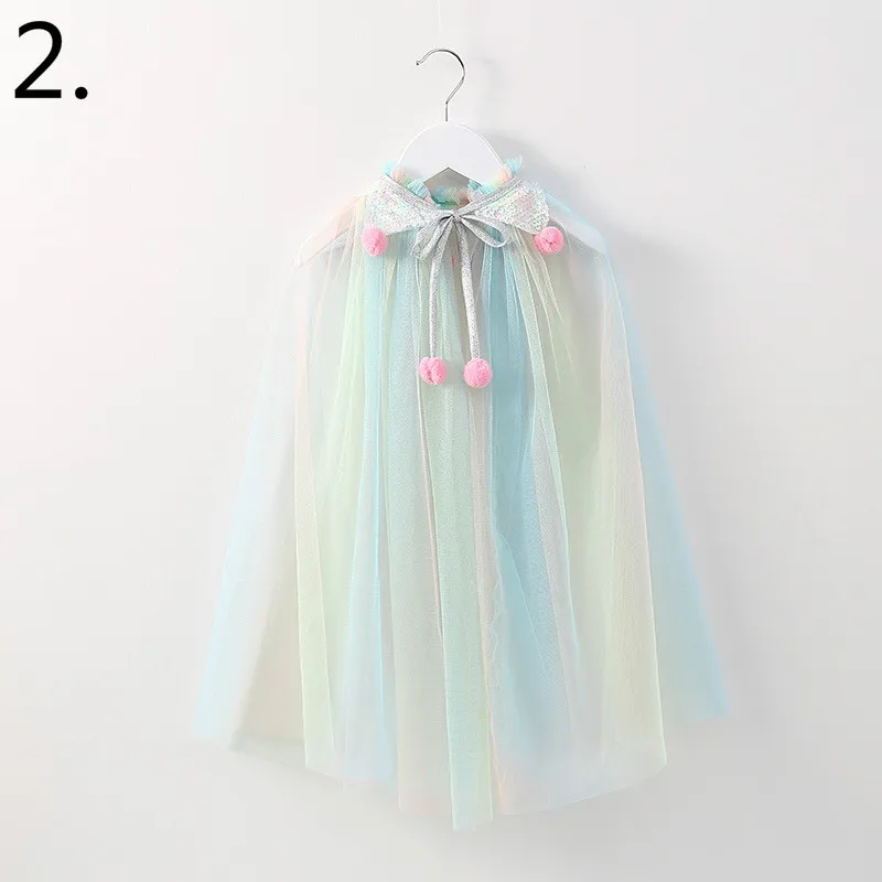 Wholesale Seaside Fairy Cloak For Children Girls Birthday Christmas Sequins Pom pom Star Heart Mesh Thin Poncho E1120
Wholesale Seaside Fairy Cloak For Children Girls Birthday Christmas Sequins Pom pom Star Heart Mesh Thin Poncho E1120