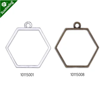20pcs 13x14.5mm Geometric Hexagon Necklace Pressed flower frame pendant,bezel jewelry
20pcs 13x14.5mm Geometric Hexagon Necklace Pressed flower frame pendant,bezel jewelry