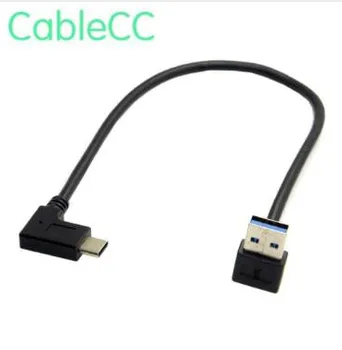 Reversible USB 3.1 USB-C Angled to 90 Degree Up Angled A Male Data Cable for Macbook & Tablet & Mobile Phone
Reversible USB 3.1 USB-C Angled to 90 Degree Up Angled A Male Data Cable for Macbook & Tablet & Mobile Phone