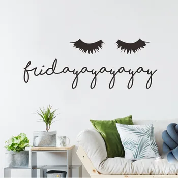 Creative Sexy eyelashes vinyl Wall Sticker living room bedroom Home Decoration Decals Art text Stickers removable wallpaper 
Creative Sexy eyelashes vinyl Wall Sticker living room bedroom Home Decoration Decals Art text Stickers removable wallpaper