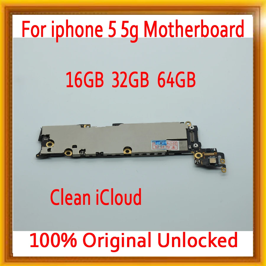 for iPhone 5 5g Motherboard 16gb / 32gb / 64gb with IOS System ,with Full Chips for iphone 5 Logic boaards 100% Original unlocke
for iPhone 5 5g Motherboard 16gb / 32gb / 64gb with IOS System ,with Full Chips for iphone 5 Logic boaards 100% Original unlocke