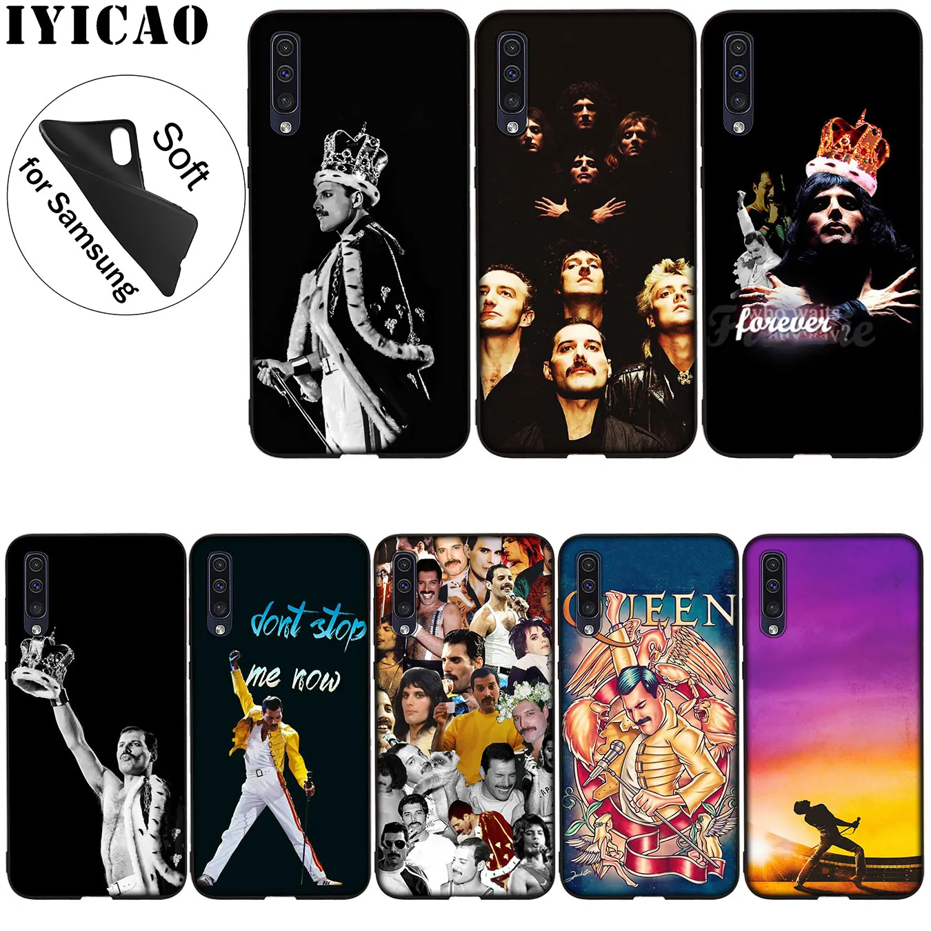 IYICAO Queen Freddie Mercury Soft Silicone Case for Samsung Galaxy A70 A60 A50 A40 A30 A20 A10 A50S A40S A30S A20S A10S Cover
IYICAO Queen Freddie Mercury Soft Silicone Case for Samsung Galaxy A70 A60 A50 A40 A30 A20 A10 A50S A40S A30S A20S A10S Cover
