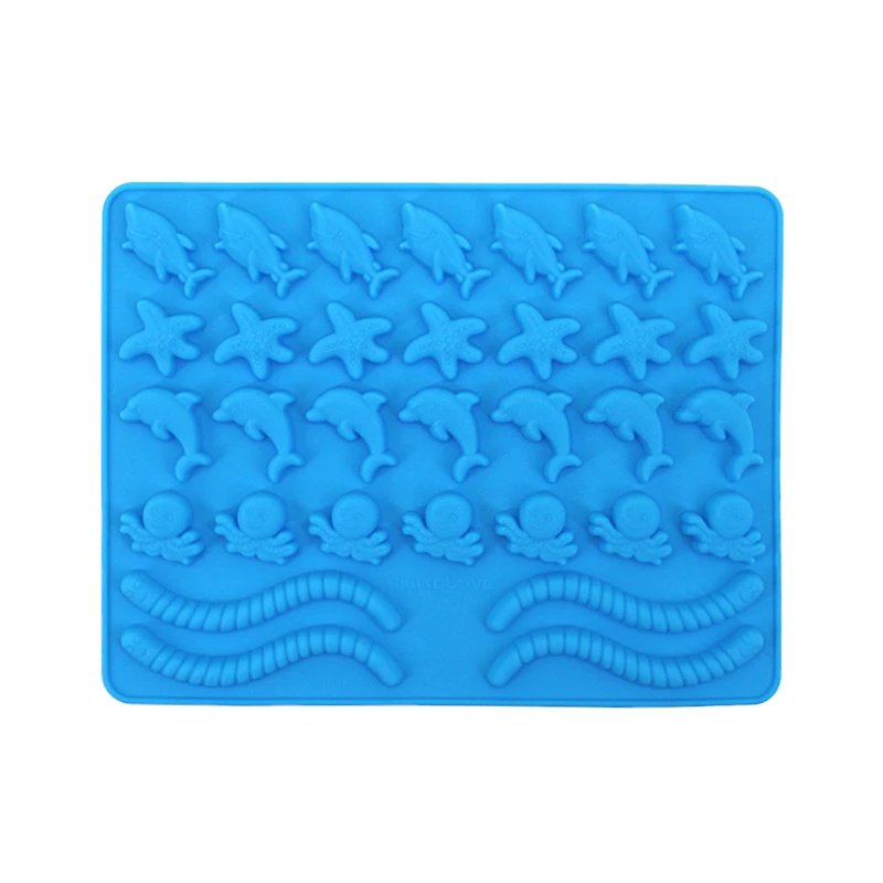 32 Hole Dolphin Starfish 3D Silicone Chocolate Mold Cute Animals DIY Fondant Mould Cake Decorating Tool For Ice Cream Baking Pan
32 Hole Dolphin Starfish 3D Silicone Chocolate Mold Cute Animals DIY Fondant Mould Cake Decorating Tool For Ice Cream Baking Pan