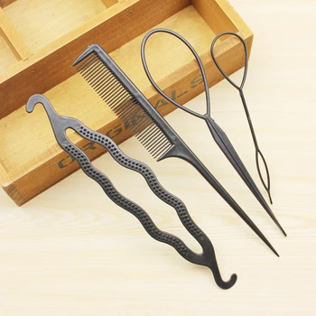 Fashion Combo Hair Disk Styling Tools Donut Bun Maker Hairdressing Accessories For Girls Black Twist Braiding Tool 4pcs/Combo
Fashion Combo Hair Disk Styling Tools Donut Bun Maker Hairdressing Accessories For Girls Black Twist Braiding Tool 4pcs/Combo