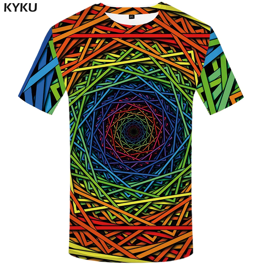 KYKU Colorful T Shirt Men Dizziness Tshirt Eye 3d T-shirt Funny T Shirts Anime Clothes Hypnosis 2018 Summer Mens Clothing Casual
KYKU Colorful T Shirt Men Dizziness Tshirt Eye 3d T-shirt Funny T Shirts Anime Clothes Hypnosis 2018 Summer Mens Clothing Casual