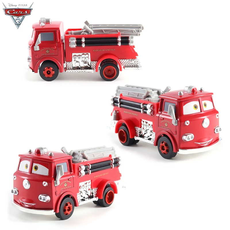 Disney Pixar Cars Red Fire Truck Rescue Car The King Jackson Storm Mater 1:55 Diecast Metal Alloy Model children Christmas Gift
Disney Pixar Cars Red Fire Truck Rescue Car The King Jackson Storm Mater 1:55 Diecast Metal Alloy Model children Christmas Gift