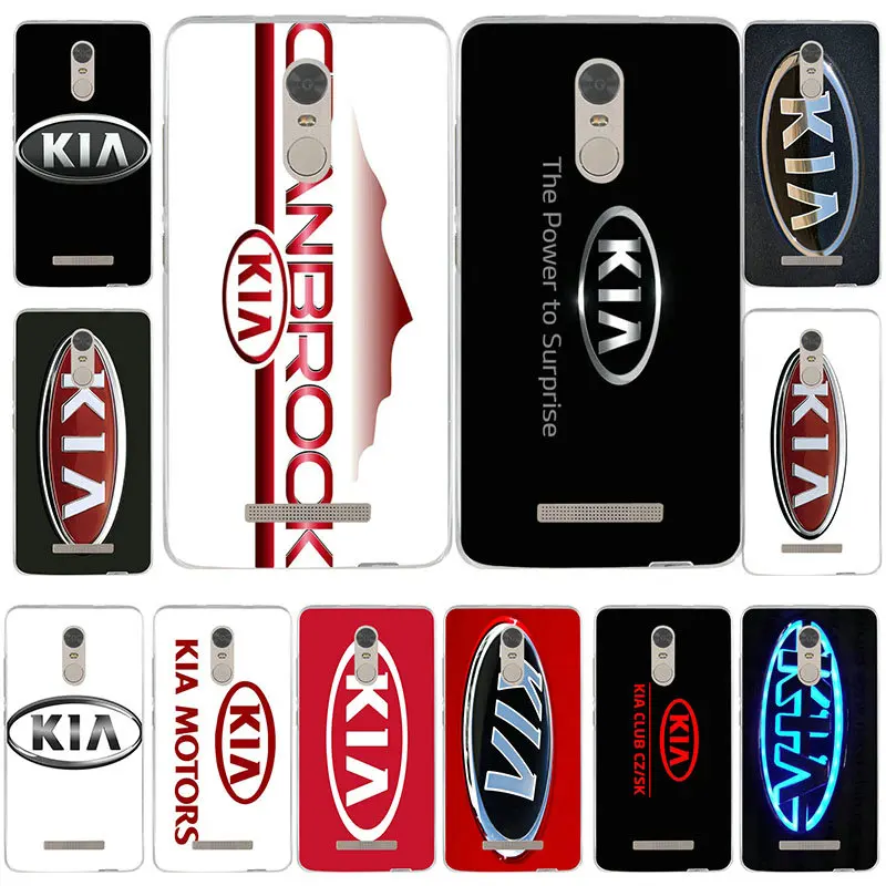 

Kia Logo Korean Car Brands Soft TPU Silicon Phone Case for Xiaomi Redmi Mi Note 4X 2 3 3S 4A 5 6 5S 5X 5A 6X Pro Plus Bags