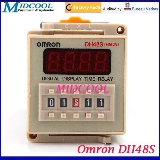 Omron DH48S Electronic 1.1" Red Backlit Display Digital Display Time Relay AC 220V
Omron DH48S Electronic 1.1" Red Backlit Display Digital Display Time Relay AC 220V