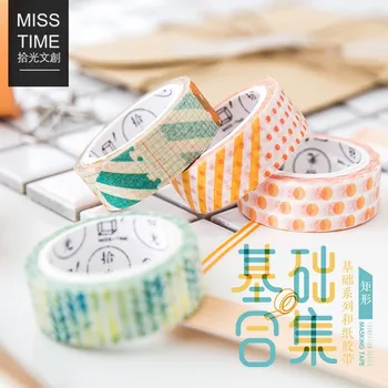 10PCS/LOT Light series diy decoration 1.5cm *7m paper tape masking tape washi tape
10PCS/LOT Light series diy decoration 1.5cm *7m paper tape masking tape washi tape