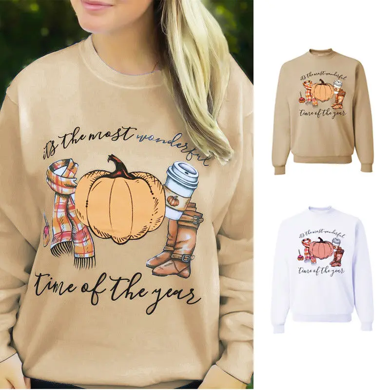 arrival Women Halloween Pumpkin Tops Long Sleeve O-neck Hoodie 2018 New Ladies Casual Tops Hoodie
arrival Women Halloween Pumpkin Tops Long Sleeve O-neck Hoodie 2018 New Ladies Casual Tops Hoodie