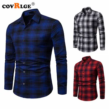 Covrlge Men Plaid Shirt 2019 Spring Autumn Casual Long Sleeve Shirt Soft Comfort Slim Fit Styles Man Clothes MCL212
Covrlge Men Plaid Shirt 2019 Spring Autumn Casual Long Sleeve Shirt Soft Comfort Slim Fit Styles Man Clothes MCL212
