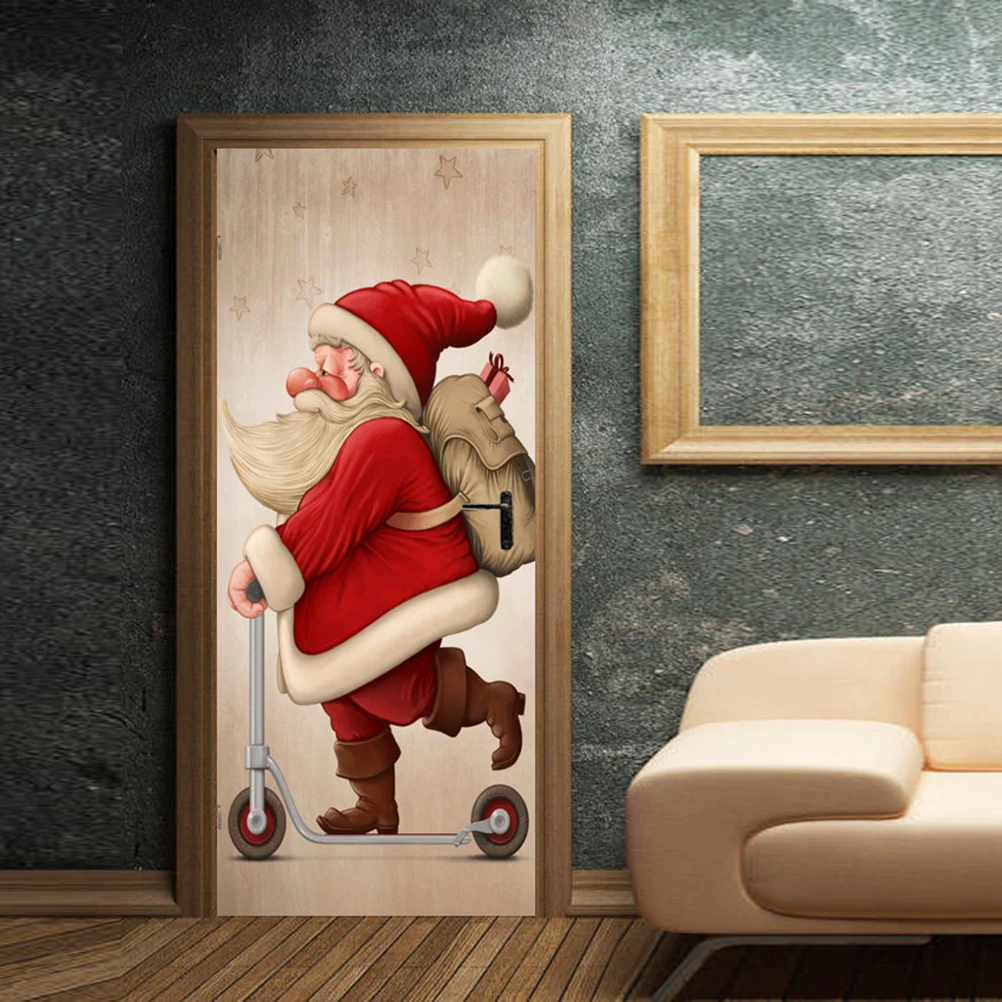 1pc Christmas Door Sticker Thickening Removable PVC Glass Window Decal for Hotel A20
1pc Christmas Door Sticker Thickening Removable PVC Glass Window Decal for Hotel A20