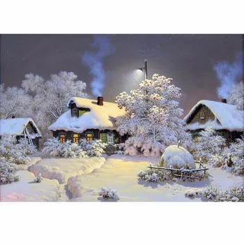Snow Scene 5d Diy Diamond Painting Cross Stitch Embroidery Mosaic Decoration Full Square/round Drill Picture By Numbers
Snow Scene 5d Diy Diamond Painting Cross Stitch Embroidery Mosaic Decoration Full Square/round Drill Picture By Numbers
