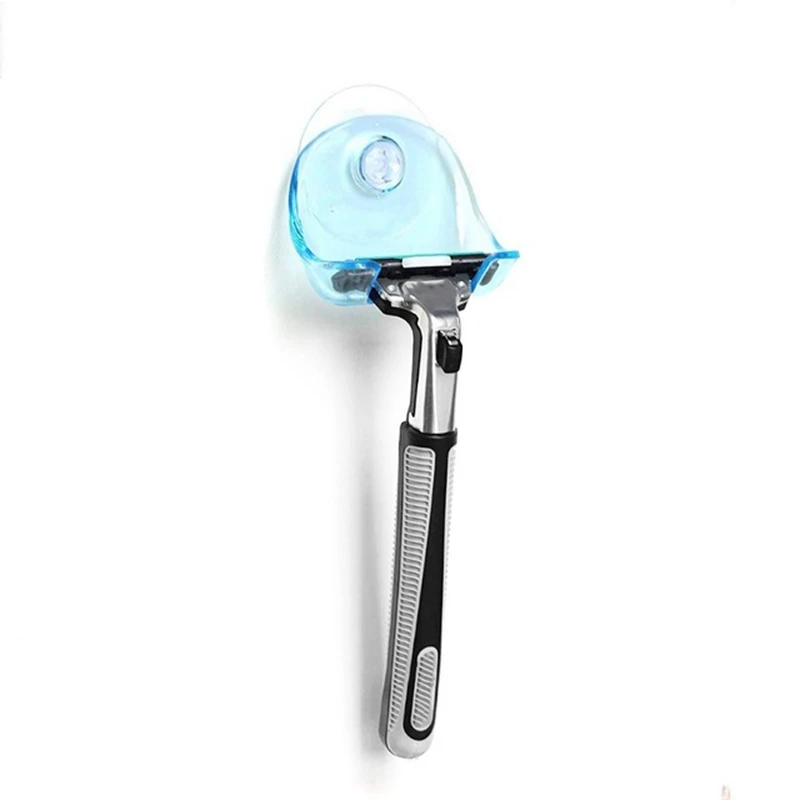 Hoomall 1pc Blue Plastic Super Suction Cup Space Saving Manual Razor Rack Bathroom Razor Holder Suction Cup Shaver Storage Rack
Hoomall 1pc Blue Plastic Super Suction Cup Space Saving Manual Razor Rack Bathroom Razor Holder Suction Cup Shaver Storage Rack